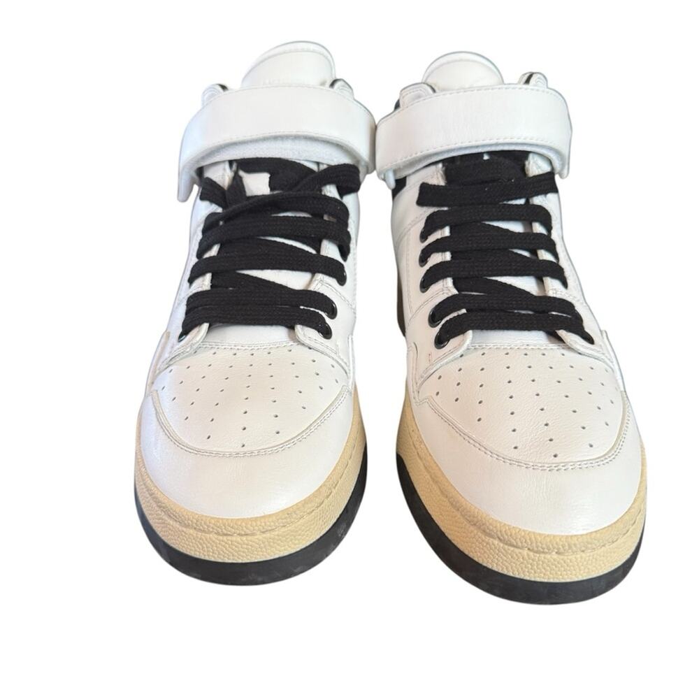 Saint Laurent  Lax Mid-top Leather Lace Up  Sneakers Trainers EU 38 US 8 - Picture 3 of 14